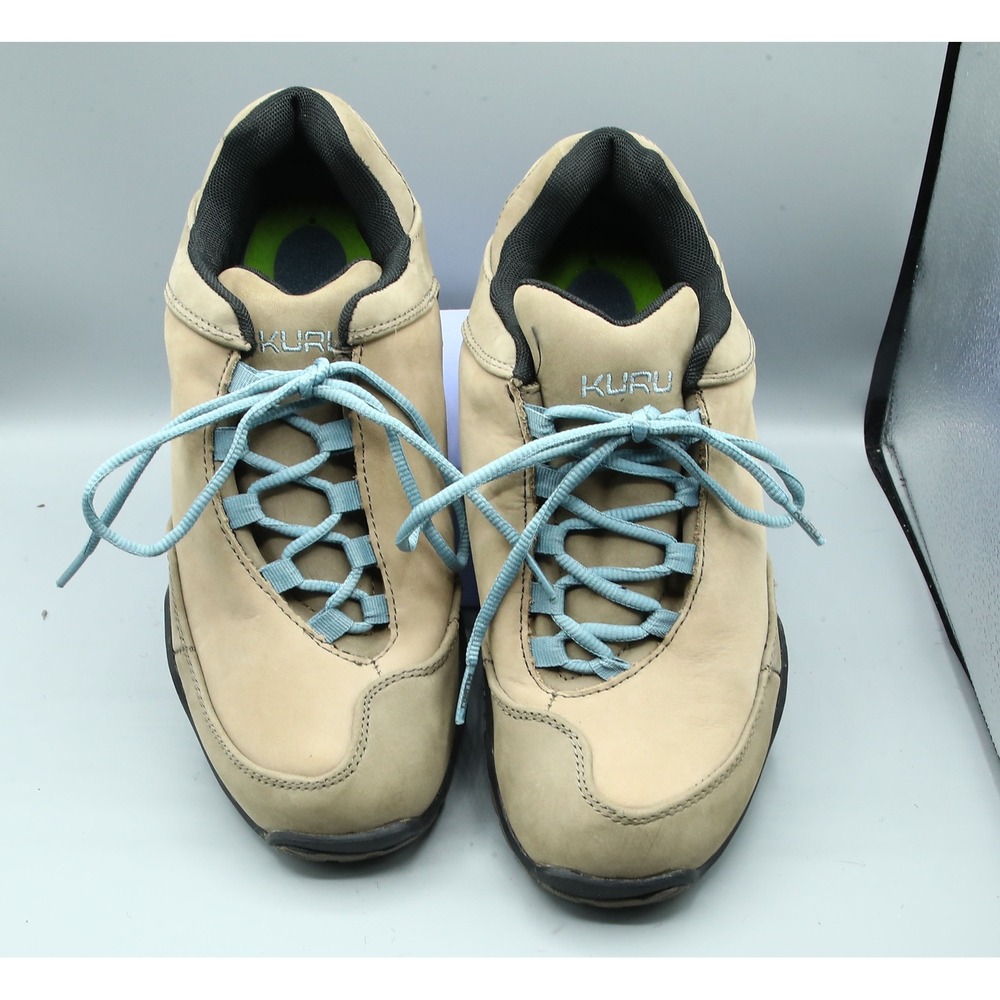 Kuru Chicane Tan Leather Hiking Shoes Women's 11 Orthopedic Sneakers 174107